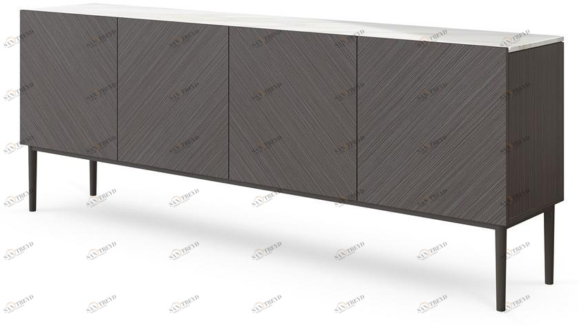 Sicis Комод из фанерованной древесины с распашными дверцами Patchwork sun-id-1430702