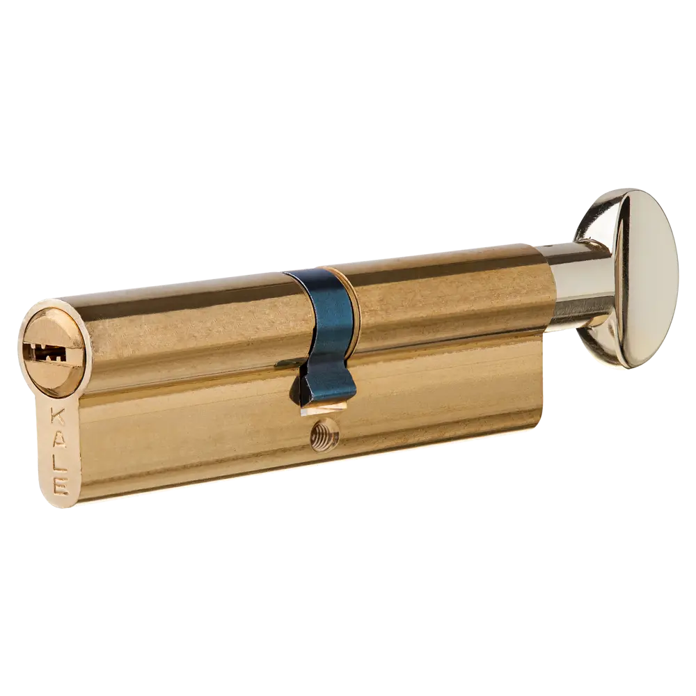 Цилиндр Kale 164BM-100-BP, 45х45 мм, ключ/вертушка, цвет золото 82394820 STLM-2200603 