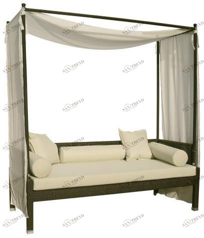 Il Giardino di Legno Садовый диван с балдахином из синтетического волокна Maui 4507