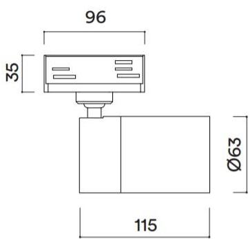 HER Светодиодное освещение направляющих из алюминия с порошковым покрытием  P610  - Вид №3