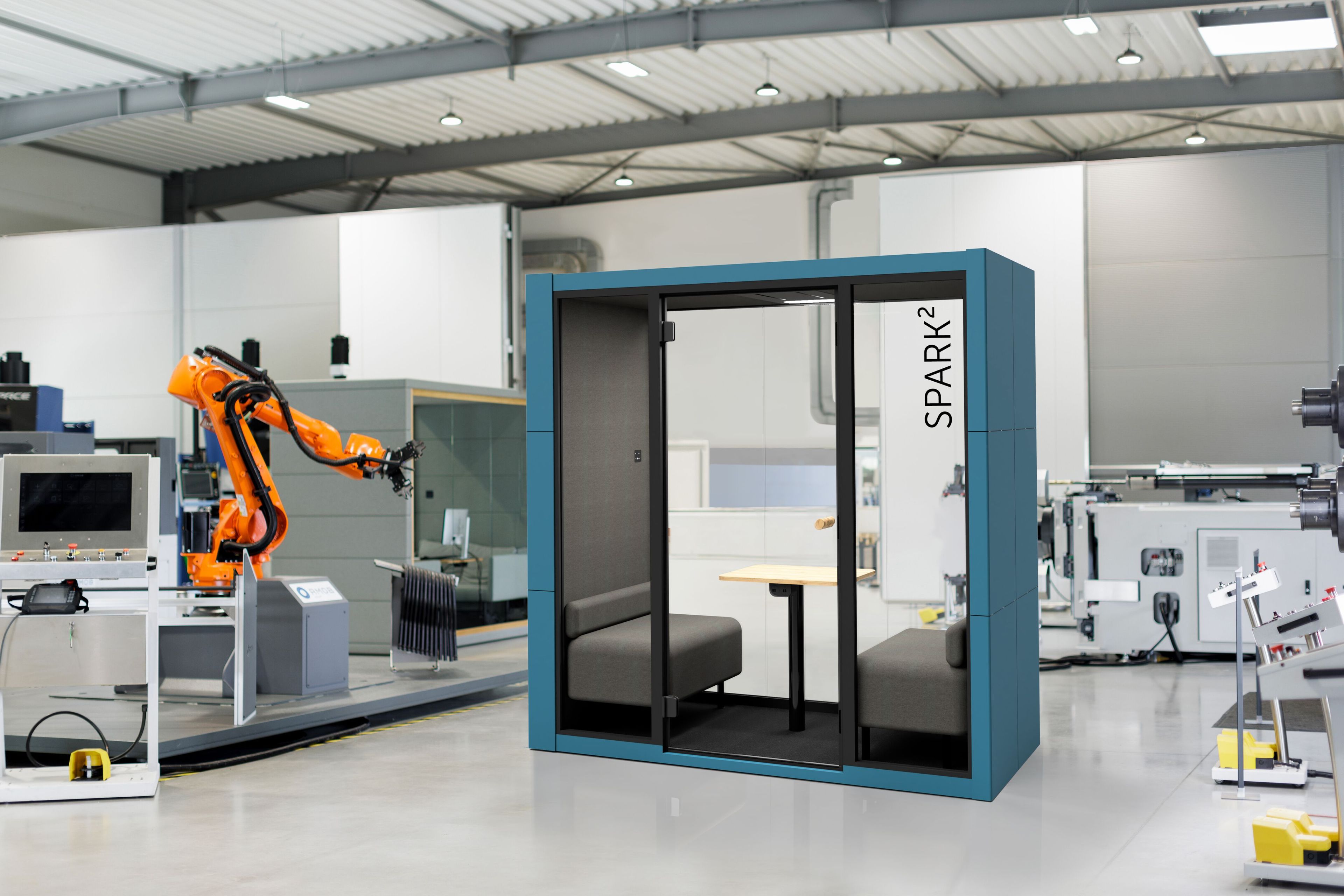 Многосторонняя акустическая офисная кабина со встроенным освещением SilentLab SPARK ARCH-00112784 - Вид №1