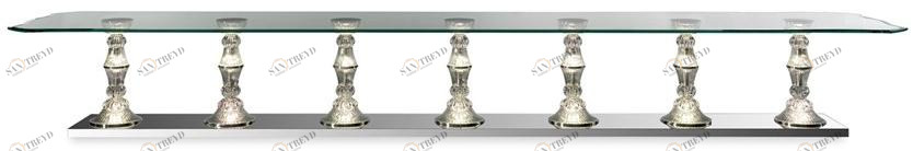 Reflex Прямоугольный обеденный стол из стекла Palazzo ducale sun-id-1430480