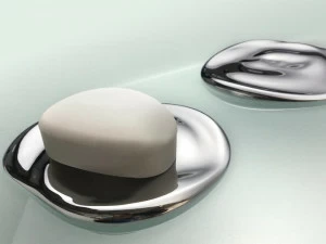 JUSTIME Мыльница на столешнице из хромированной латуни Ether 6781-20-80cp