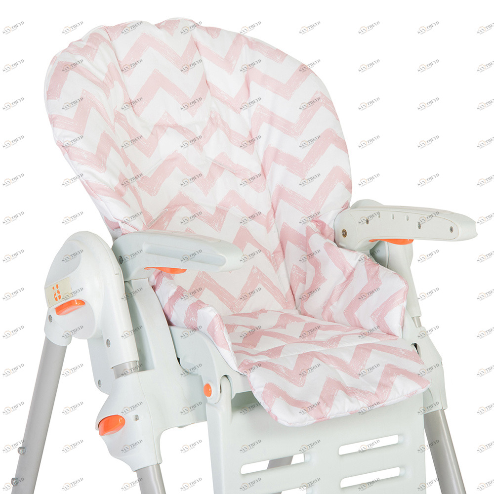 Съемный чехол для стульчика для кормления Pink Zigzag VAMVIGVAM  281520 Розовый Santreyd 