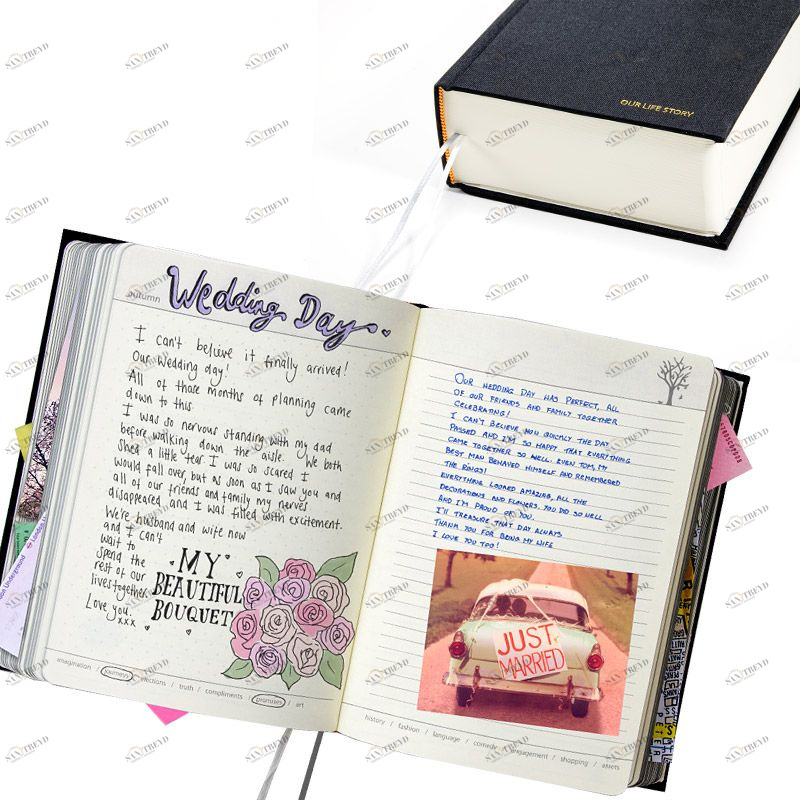 Дневник для двоих Our life story черный SUCK UK SKOURLIFESTORY1