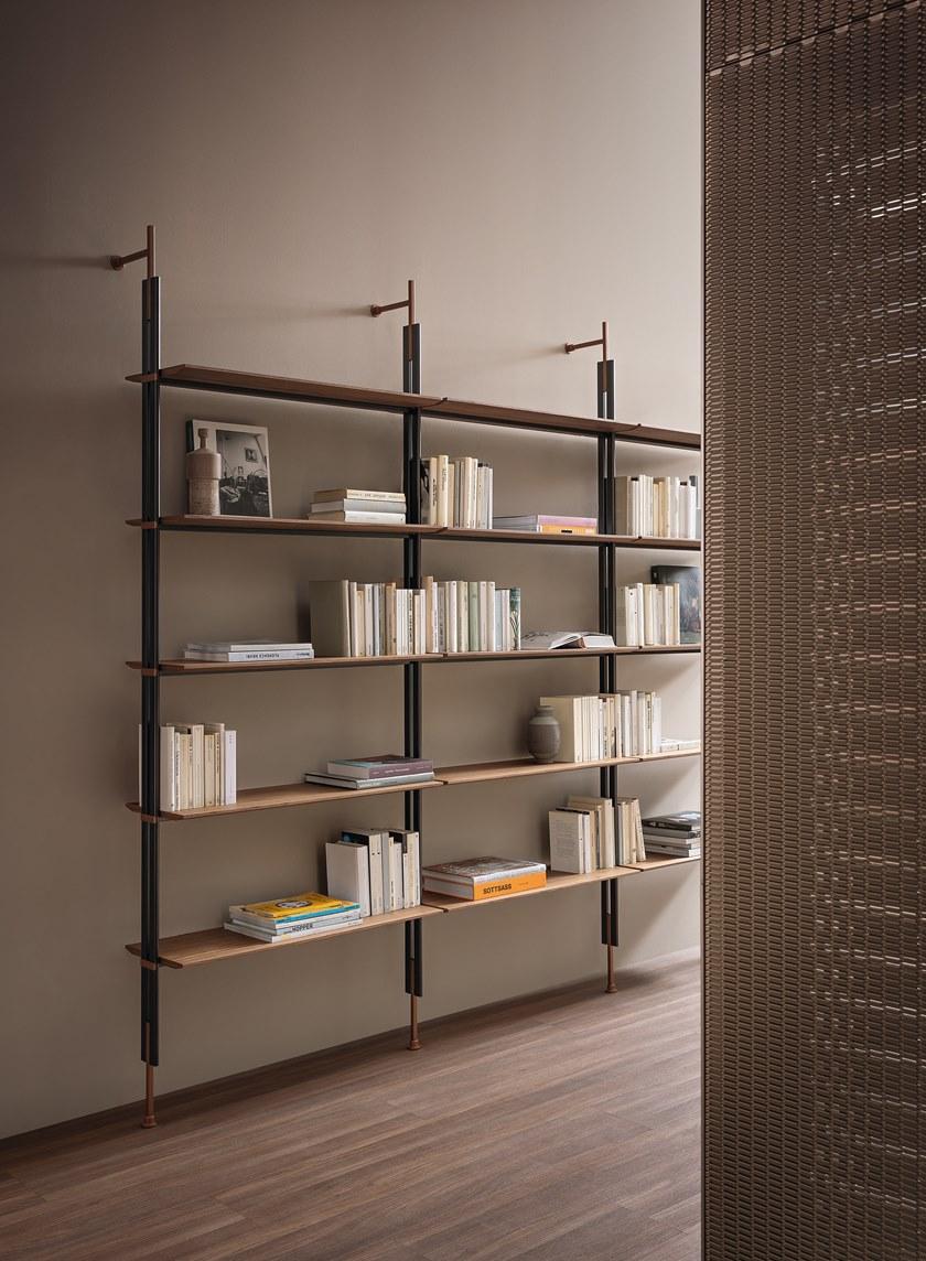 Bonaldo Модульный настенный книжный шкаф из дерева sun-id-1369430 - Вид №1