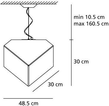 Artemide Подвесной светильник из термопластичной смолы Edge 1294010a - Вид №1