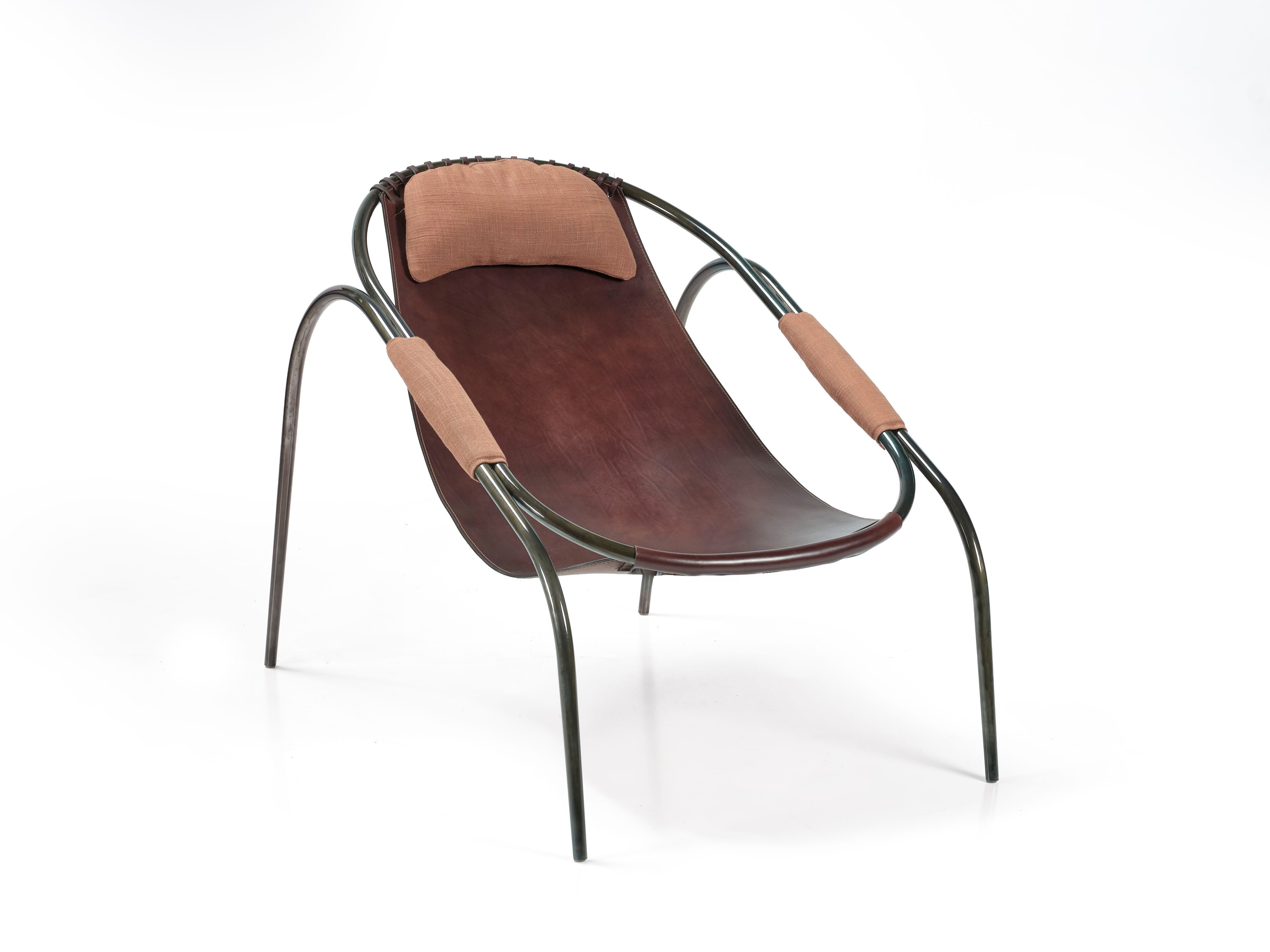 Кожаное кресло с подлокотниками RIVATELIER SCARLETT ARCH-00126998