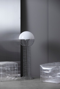 Стальной торшер