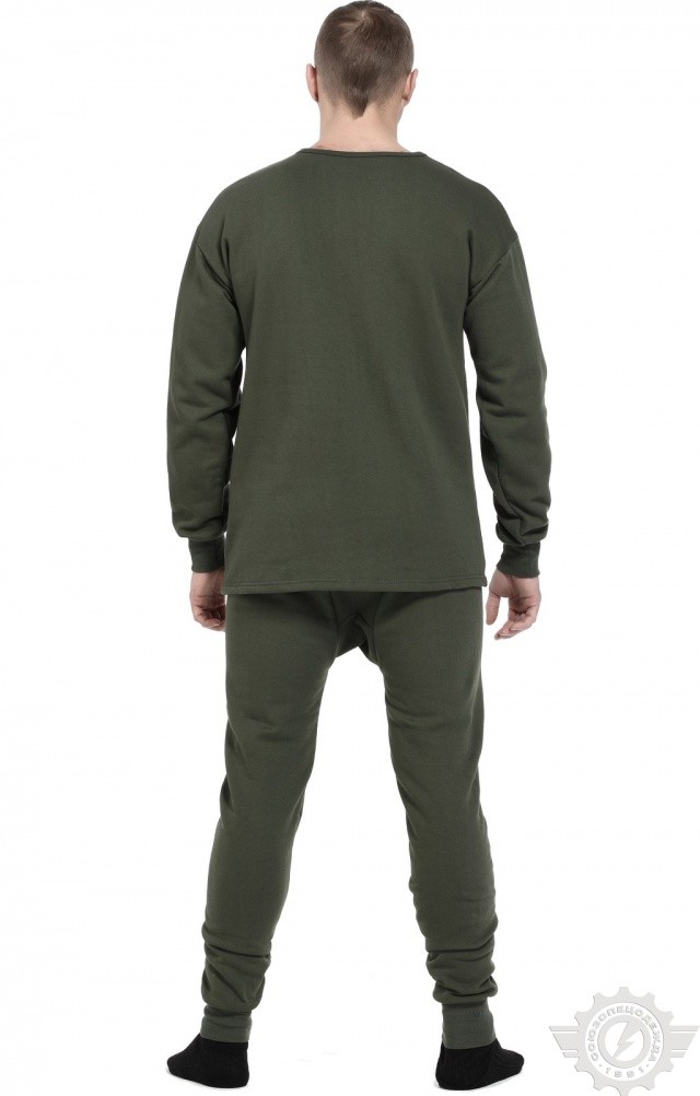 63131 Нательное белье зимнее оливковое  Толстовки, рубашки, футболки, тенниски размер 44-46 Спецодежда  - Вид №6