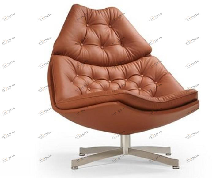 Artifort Мягкое кожаное кресло 500 sun-id-1474578