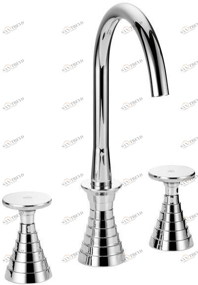 RUBINETTERIE STELLA Смеситель для раковины на 3 отверстия Titian 3225