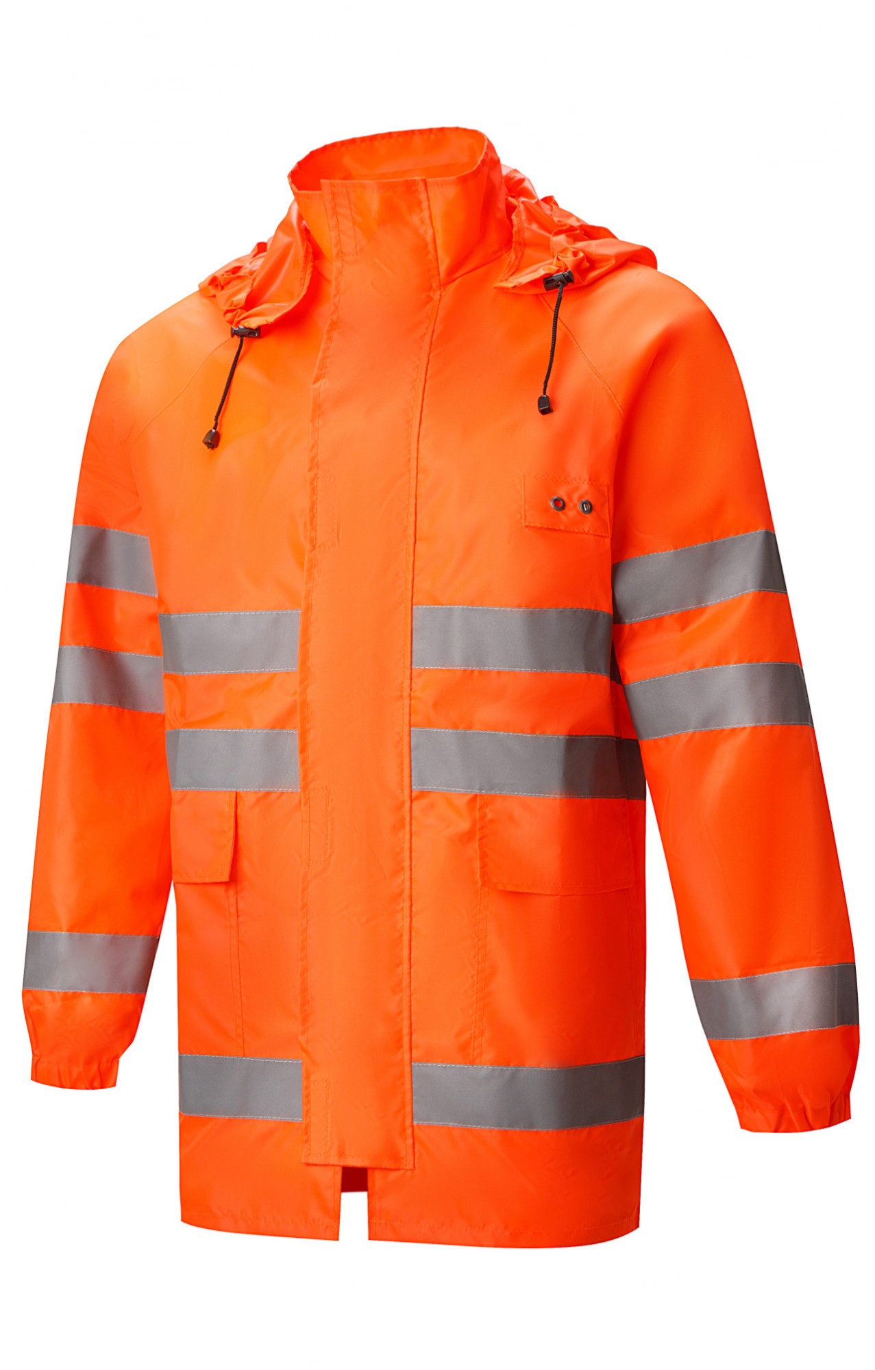 65806 Куртка-ветровка с СВП оранжевая  Непромокаемая спецодежда  размер 48-50/182-188 