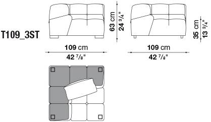 B&B Italia Модульный секционный диван Tufty time sun-id-1414316 - Вид №12