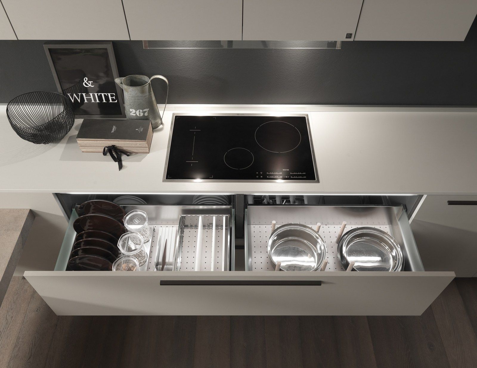 Встроенная ламинированная кухня с полуостровом Floritelli Cucine ARCH-00134325 - Вид №4