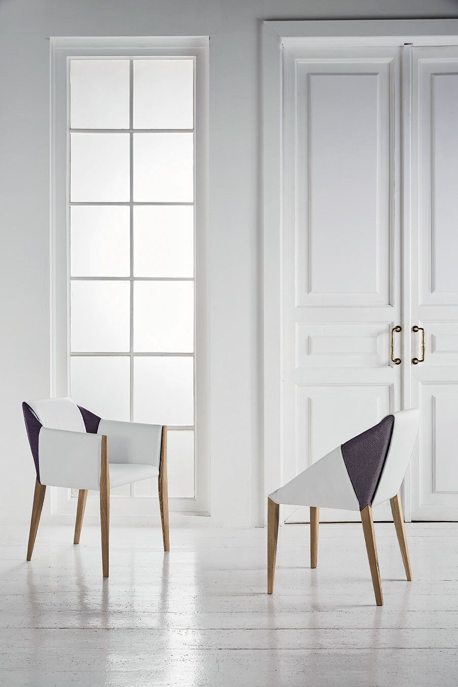 Кожаный стул с подлокотниками Bontempi Casa SVEVA ARCH-00018259 - Вид №1