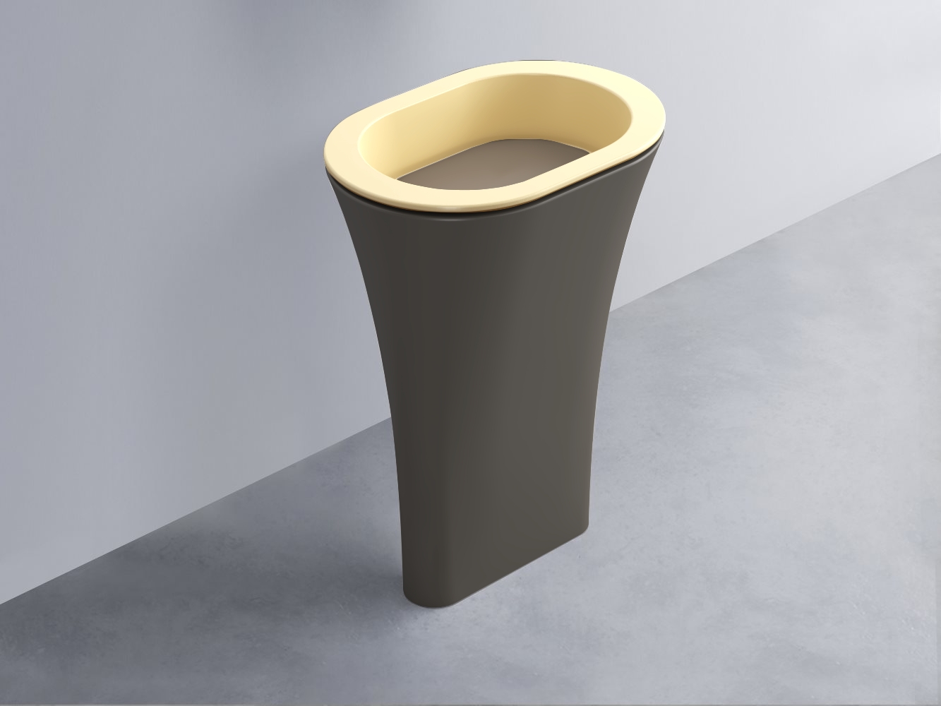 AMLA65-CN+AMPILO-AN+AMCOLO-FN Раковина Amedeo Ovale отдельностоящая cielo Enjoy + Amedeo Ceramica Cielo