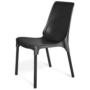 Стул садовый Sheffilton SHT-ST75/S424 47x56x85 см пластик/металл черный