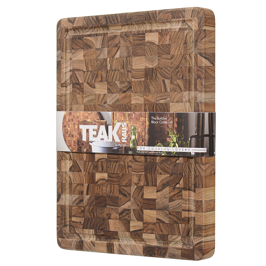 TH311 Доска разделочная торцевая butcher block 41x31 см TEAKHAUS  - Вид №9