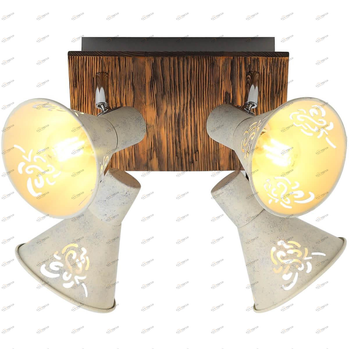 Спот потолочный на 4 лампы темно-серый Cansaro 7012-704 RIVOLI CANSARO 00-3891470 Серый 