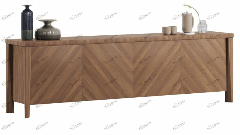 Ersa Комод из фанерованной древесины с распашными дверцами Kith sun-id-1489877