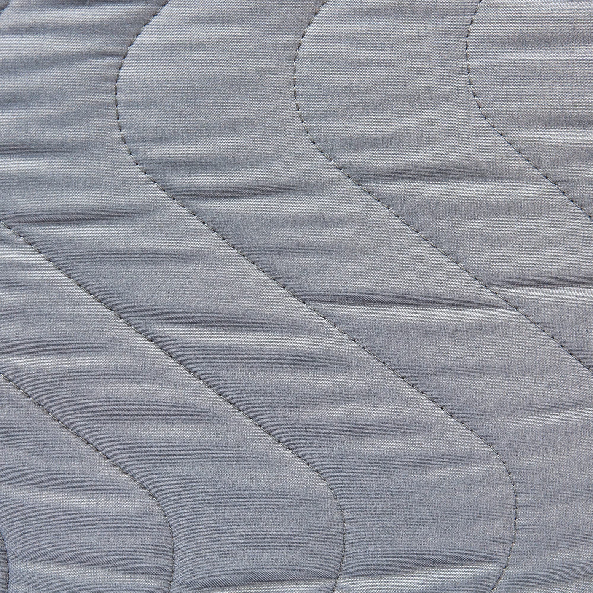 82118770 Покрывало, 200х240 см, полиэстер, цвет серый Santreyd  - Вид №1