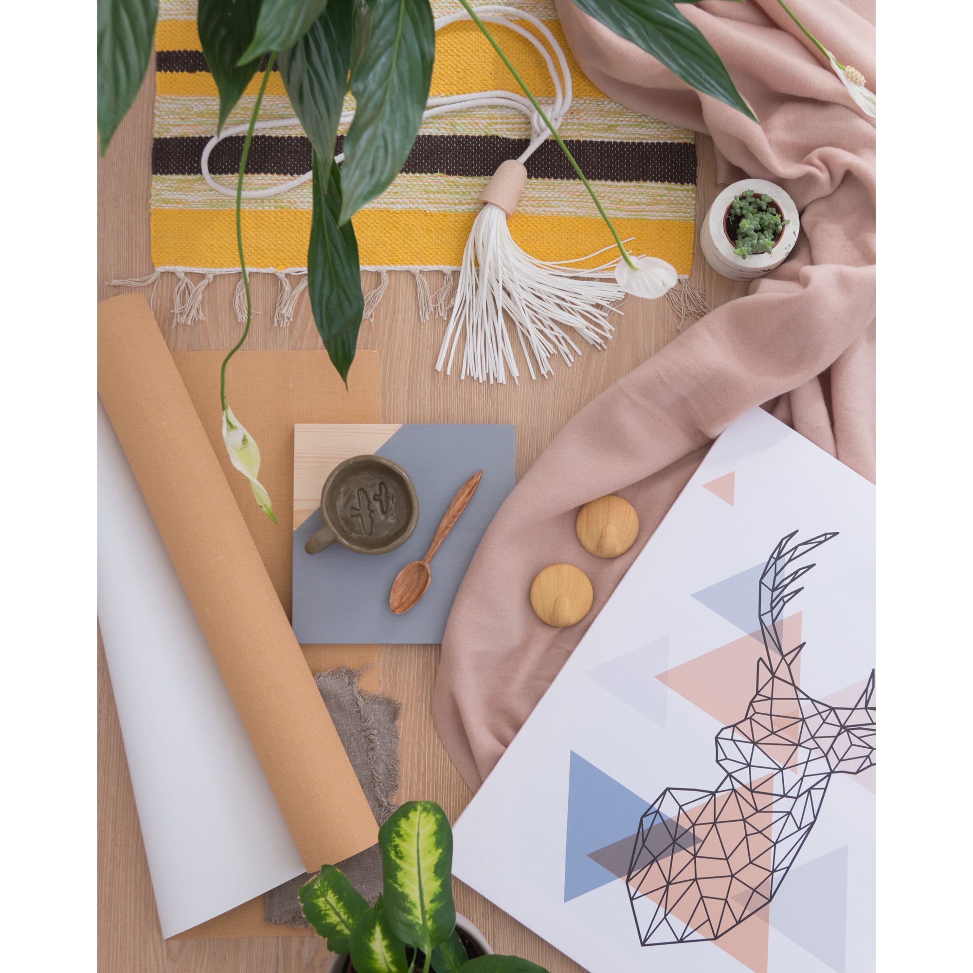 18690556 Плед 110х150 см флис цвет экрю Santreyd  - Вид №5