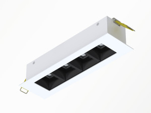 Потолочный термокрытый алюминиевый многоуровневый точечный светильник