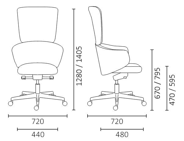 Офисное кресло с высокой спинкой Leyform Alisè ARCH-00084383 - Вид №8