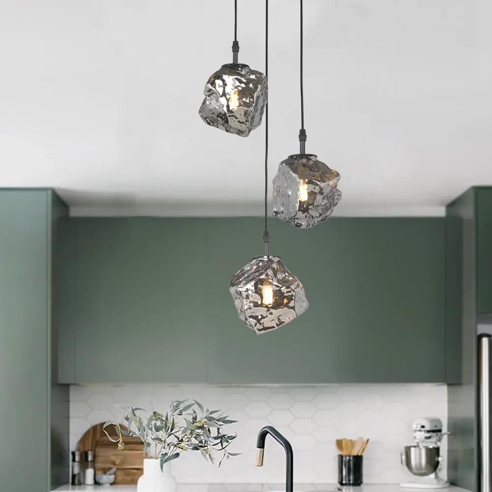 VITALUCE Комета — подвесной светильник с тремя плафонами для современного интерьера 89437966 STLM-1585015 - Вид №8