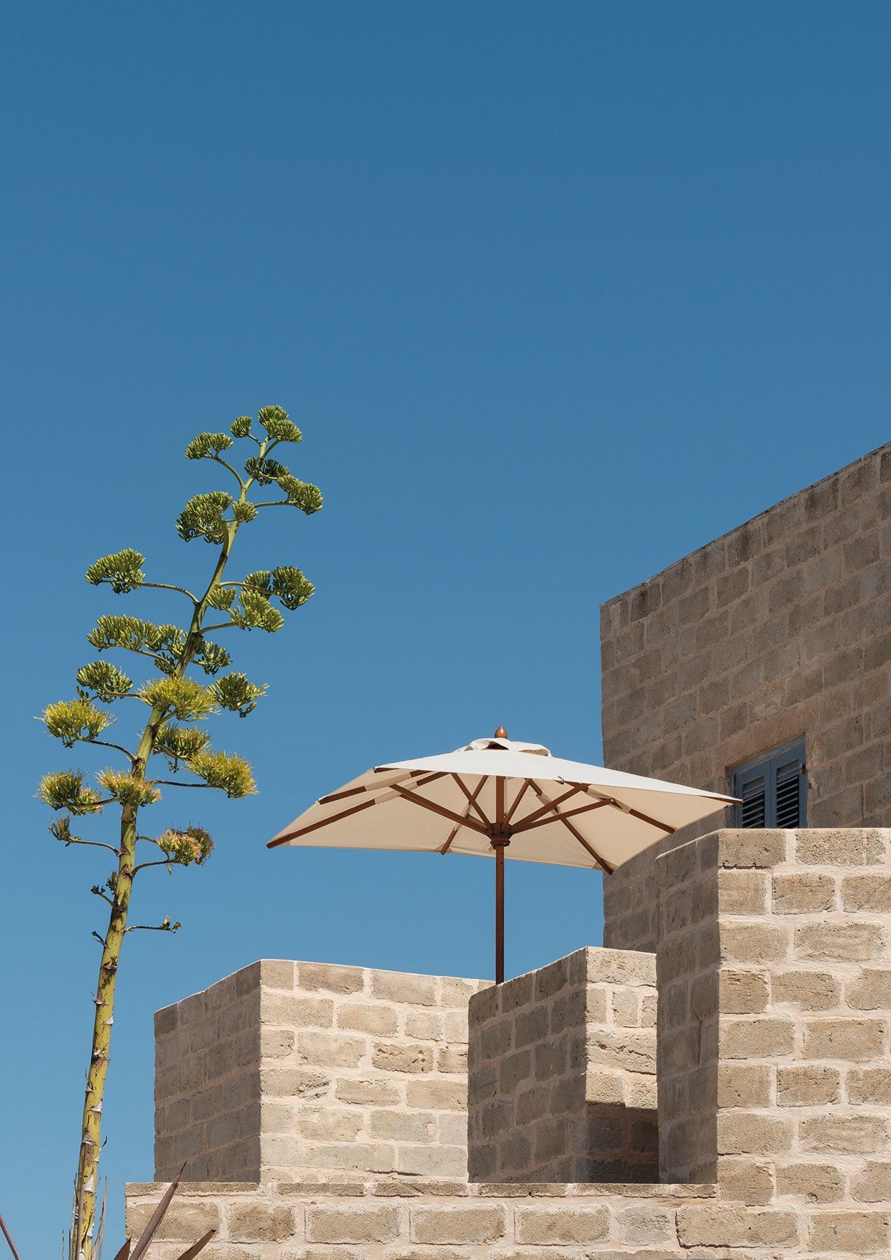 Квадратный зонтик из акриловой ткани Ethimo ARCH-00152016 - Вид №5