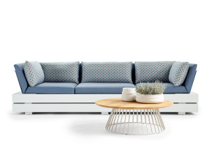 3-местный тканевый садовый диван