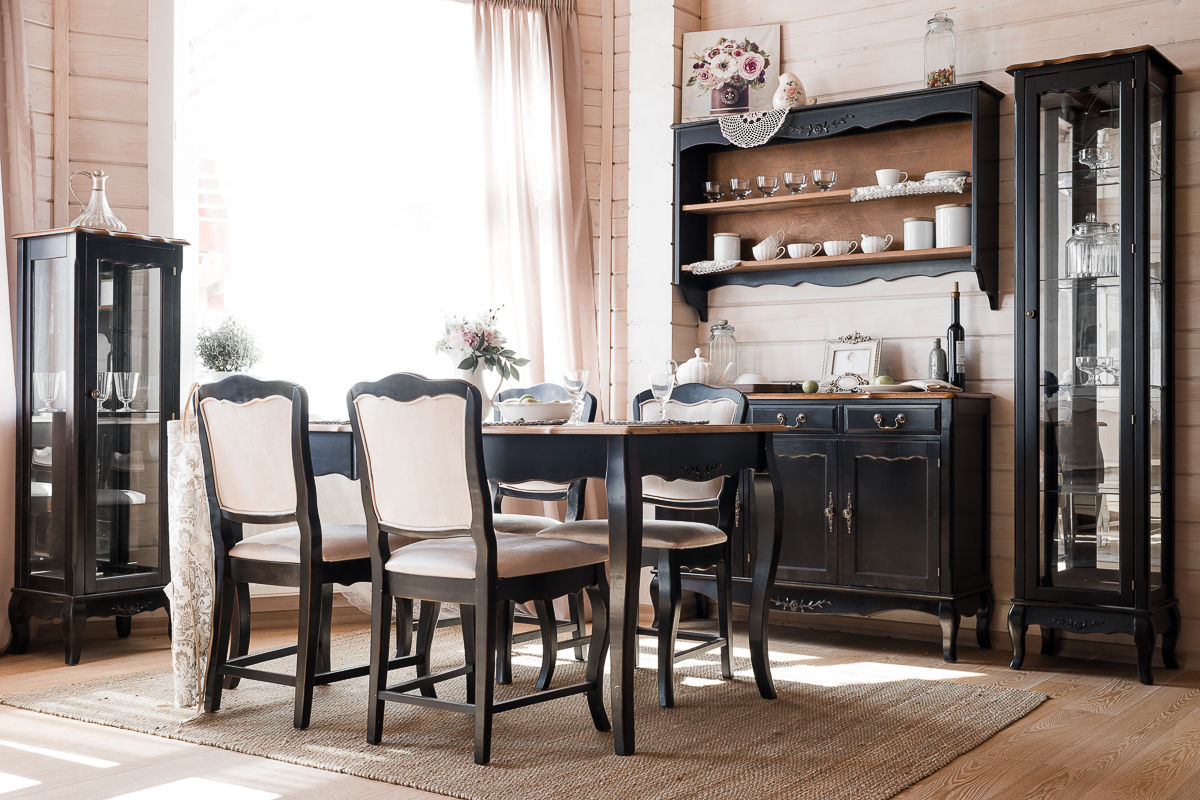 Обеденный стол прямоугольный 100 см темный шоколад ДОМАШНЯЯ ОБСТАНОВКА MOBILIER DE MAISON 017431 Коричневый;черный Santreyd  - Вид №1