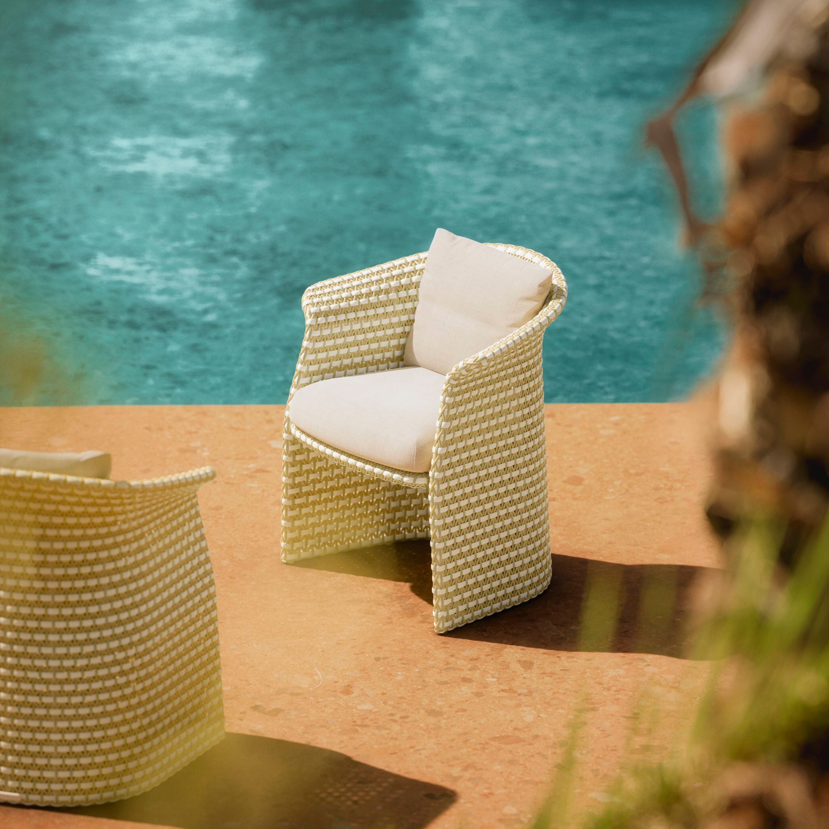 Синтетическое волокно сад стул с подлокотниками DEDON FLLAIR ARCH-00051174 - Вид №8