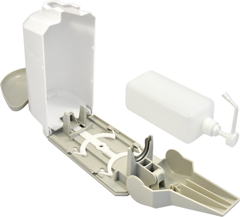 1402.169 Локтевой дозатор универсальный для жидкого мыла и дез растворов 1000 мл пластиковый 8193 PUFF  - Вид №2