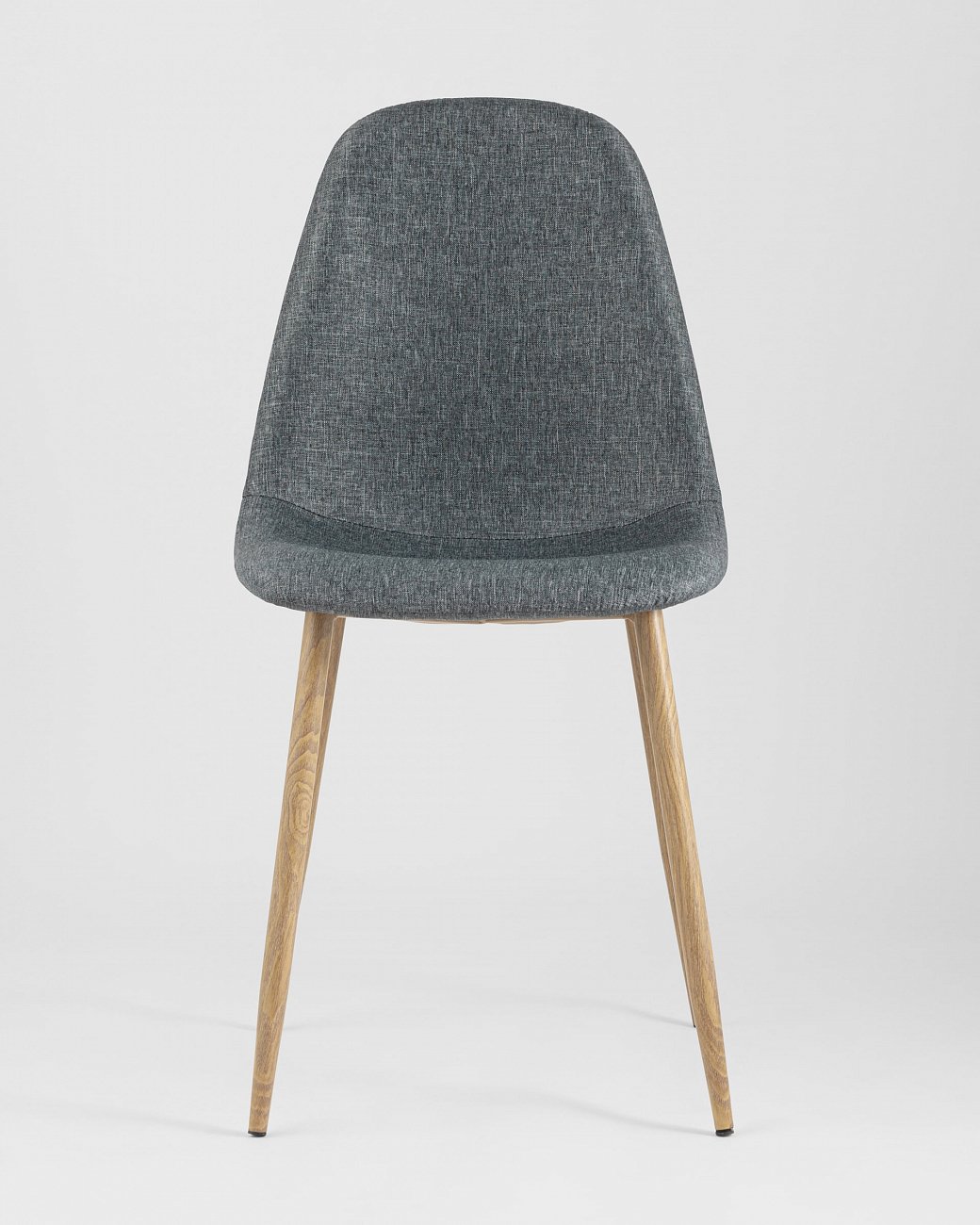 Стул со спинкой серый из рогожки "Валенсия" STOOL GROUP ДИЗАЙНЕРСКИЕ, ИНТЕРЬЕРНЫЕ 00-3946302 Серый  - Вид №2