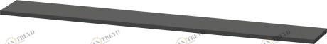 XL791204949 Подвесная полка X-Large #XL7912 600-1600 x 160 мм Графит матовый, декор Duravit
