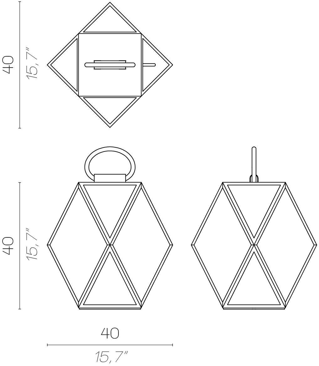 Contardi Беспроводной светодиодный напольный светильник Muse lantern sun-id-1435962 - Вид №6
