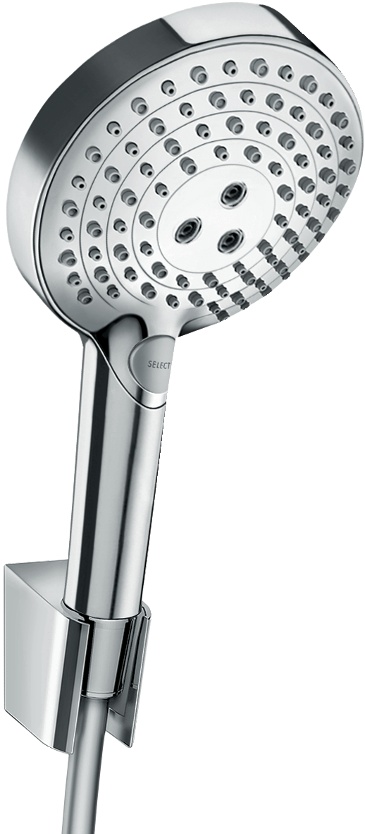 27669000 Raindance Select S Держатель для душа 120 3jet PowderRain со шлангом для душа 125 см Hansgrohe 