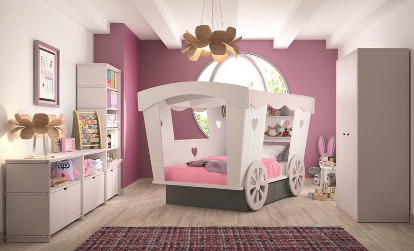 Mathy by Bols Полуторная односпальная кровать из МДФ Lits creatifs sun-id-1514575 - Вид №5