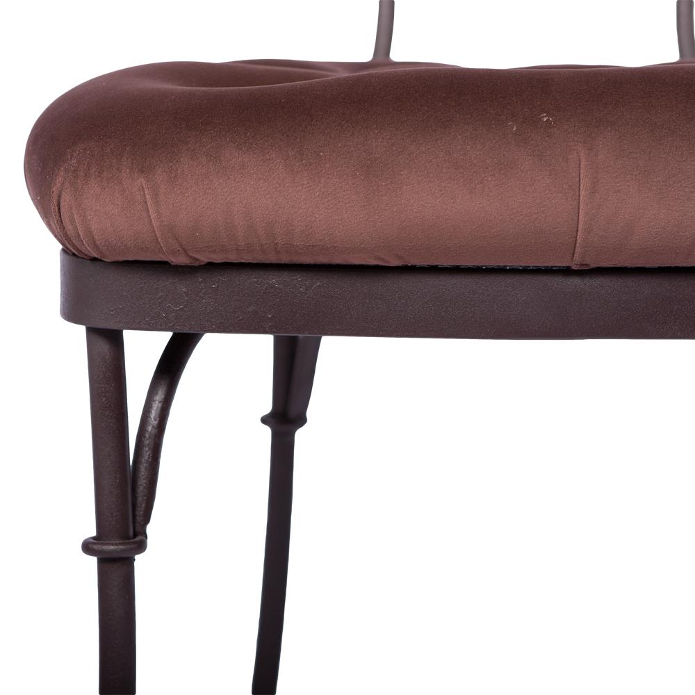 19015 Стул кованый Аделаида Шоколад Амбер Того Мускатный орех BOGACHO 4627138235607 - Вид №2