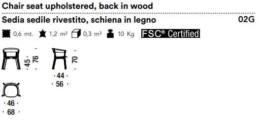 Moroso Стул ясень с подлокотниками sun-id-1483809 - Вид №7