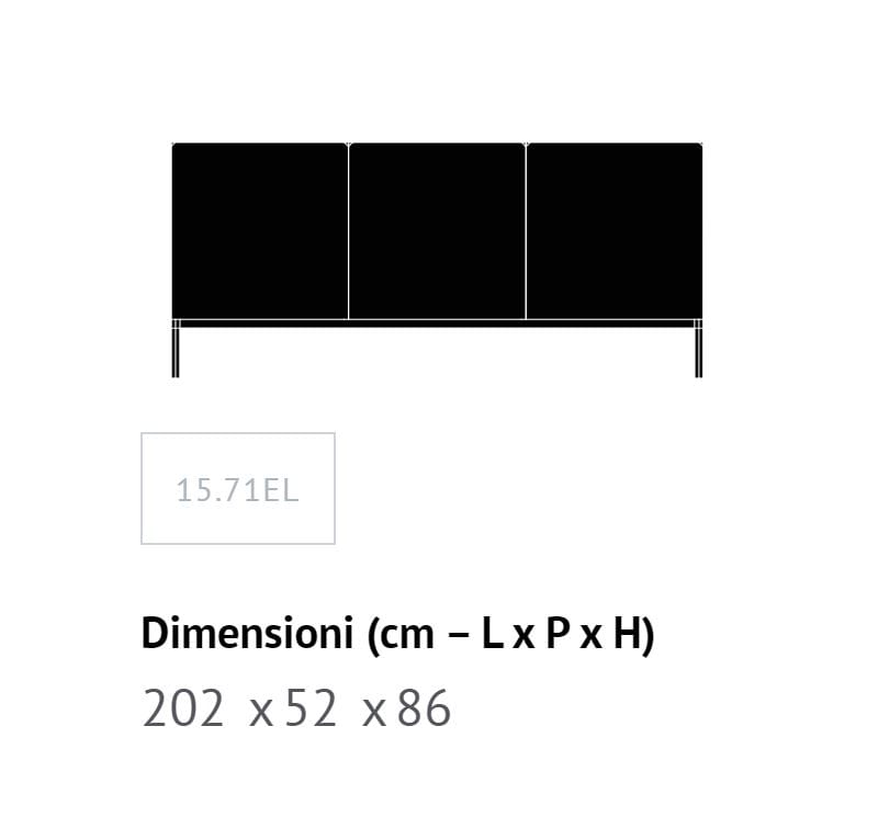 Деревянный шкаф с распашными дверями Bontempi Casa PICA ARCH-00064956 - Вид №19