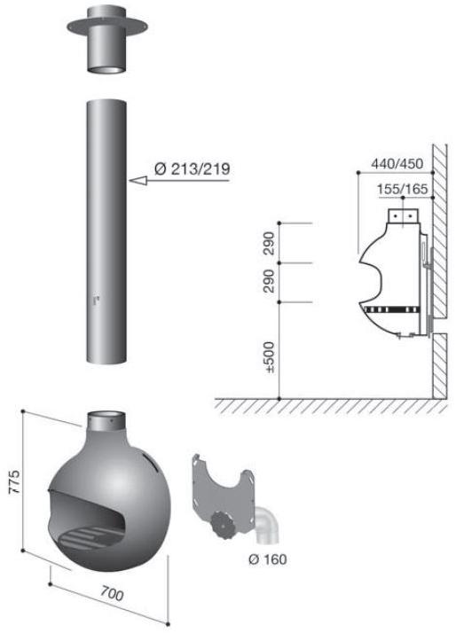 Focus creation Открытый настенный камин Emifocus sun-id-1484229 - Вид №7