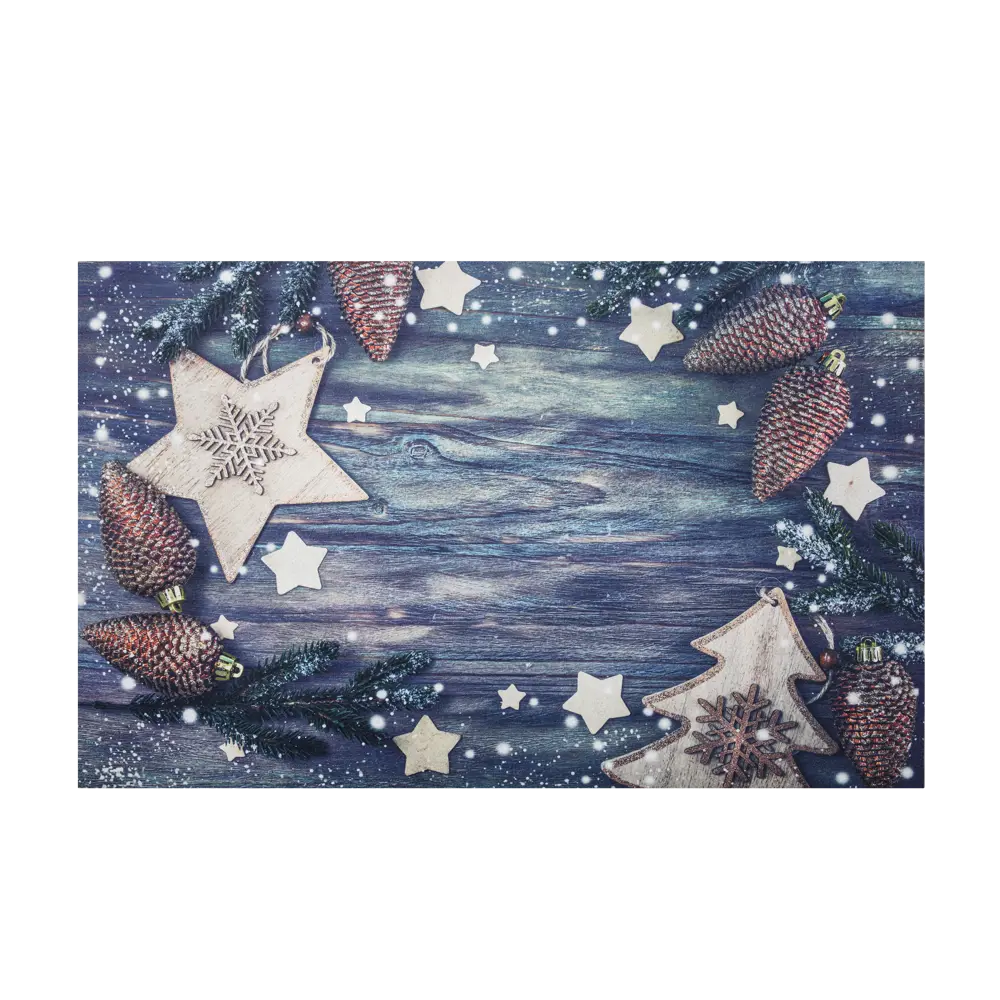 Коврик NY Stars 45x75 см резина 88249639 STLM-2134172 INSPIRE  - Вид №1