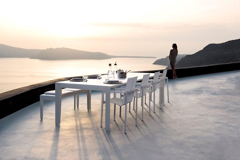 TRIBÙ Садовая скамейка из алюминия Mirthe 07436/07434 - Вид №4