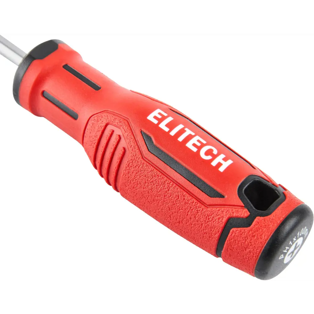 Отвертка крестовая Elitech PH1x100 мм с магнитным наконечником 89407123 STLM-1578625 - Вид №3