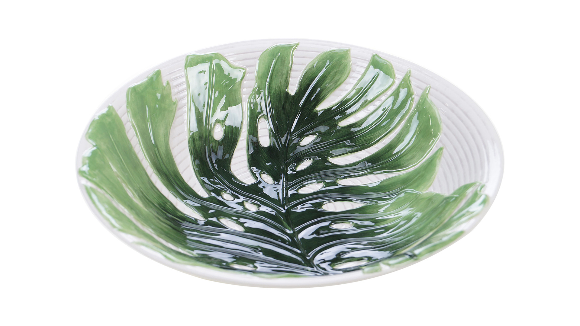 10655240 Certified International Сервиз чайно-столовый Certified Int. Пальмовые листья на 4 персоны 17 предметов, керамика Керамика  - Вид №4