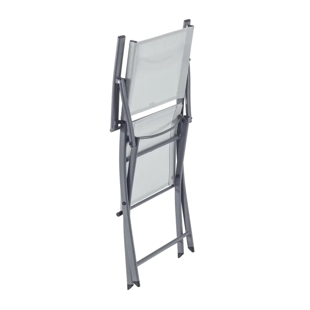 Кресло Naterial Emys Origami складное 54х52х83 см сталь светло-серый STLM-2078090 - Вид №4