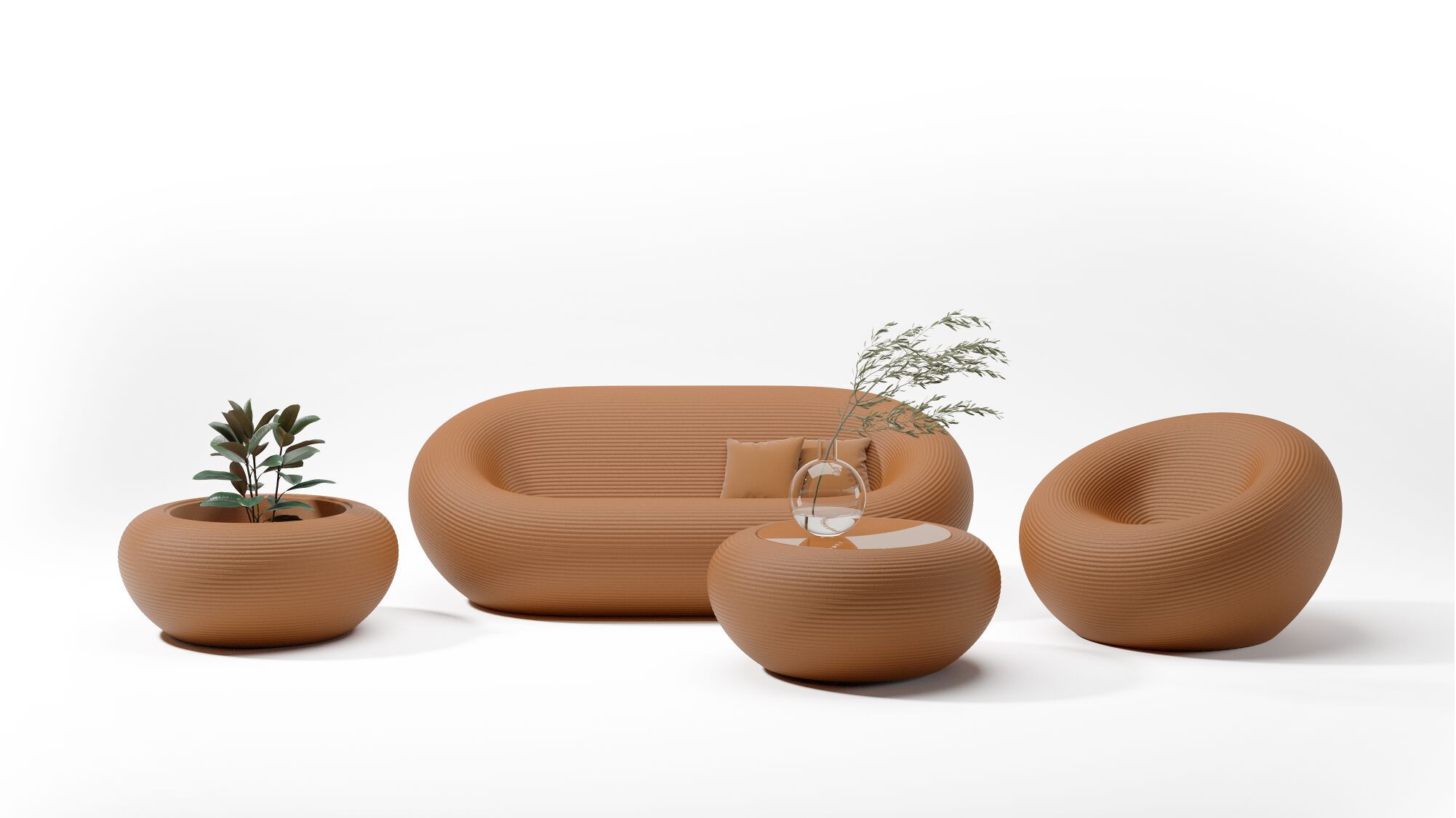 Полиэтиленовый садовый горшок Qeeboo нами ARCH-00035868 - Вид №5